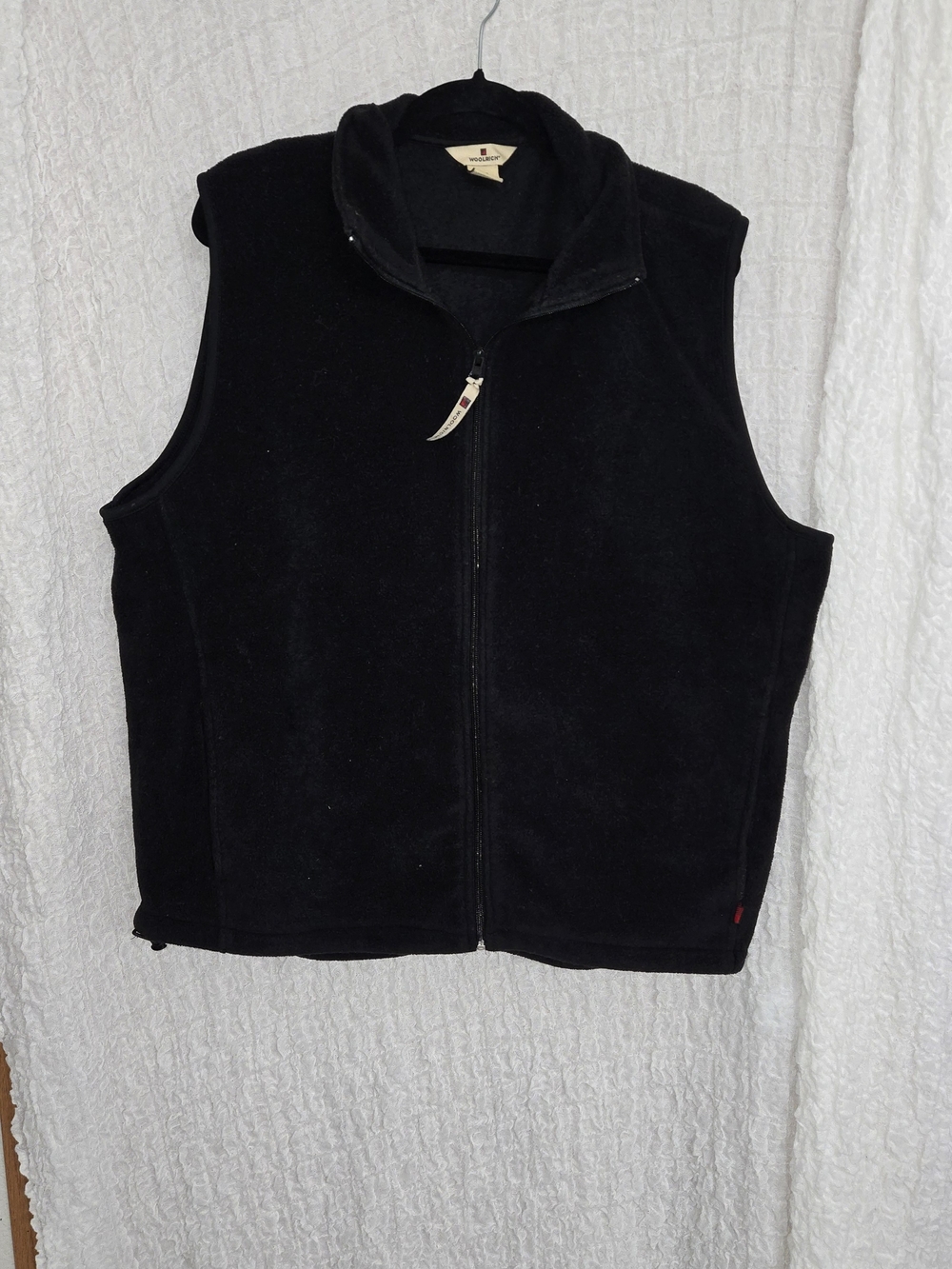 Woolrich Xl Black Men's Fleece Vest
